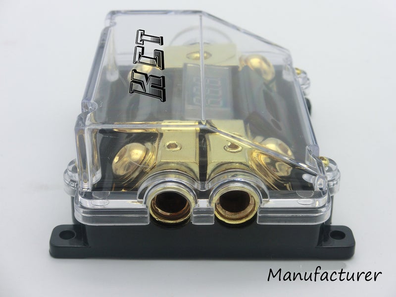 KCT Car Audio Digital Led Display Fuse Holder ANL Include 2 Fuses Distribution Block 1 Way in 2 Way Out - Image 4